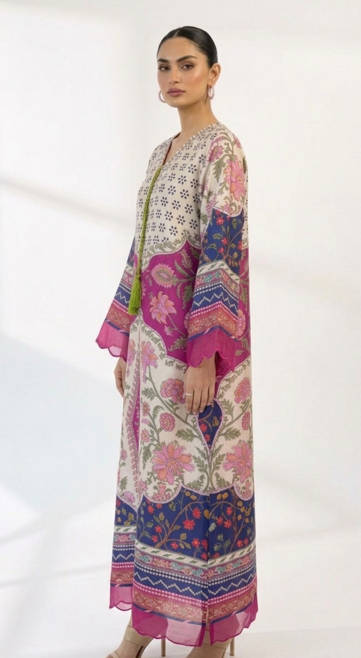 Fuchsia Kaftan
