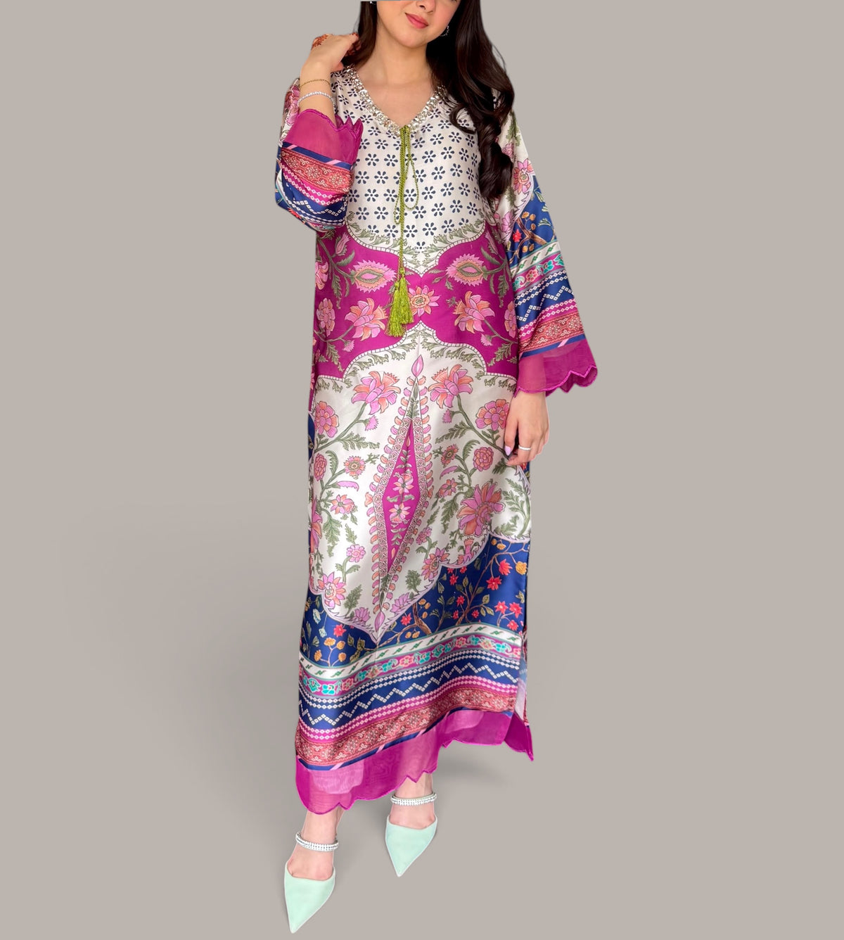 Fuchsia Kaftan
